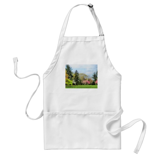 Spring Landscape Adult Apron (Front)