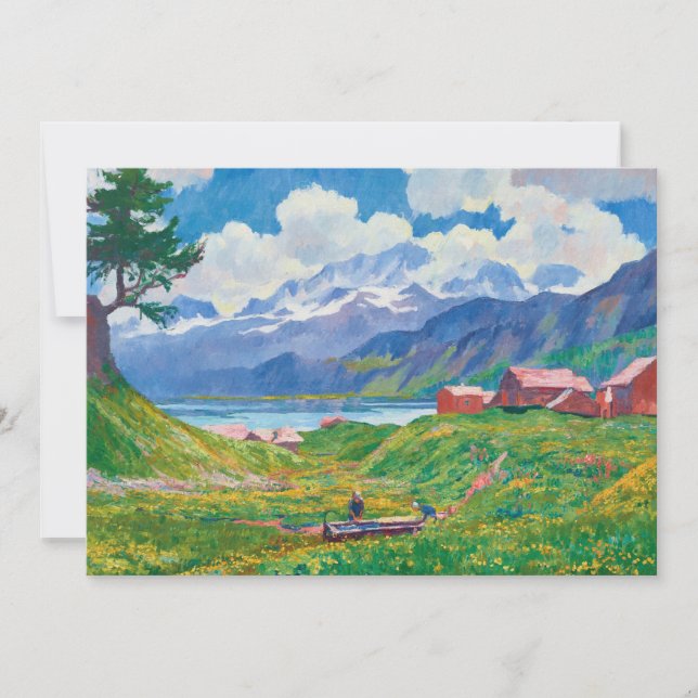 Spring Landscape | Giovanni Giacometti (Front)