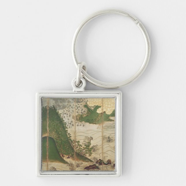 Spring Landscape with Sun Keychain (Front)