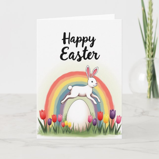 Spring Leap Greeting Card (Front)