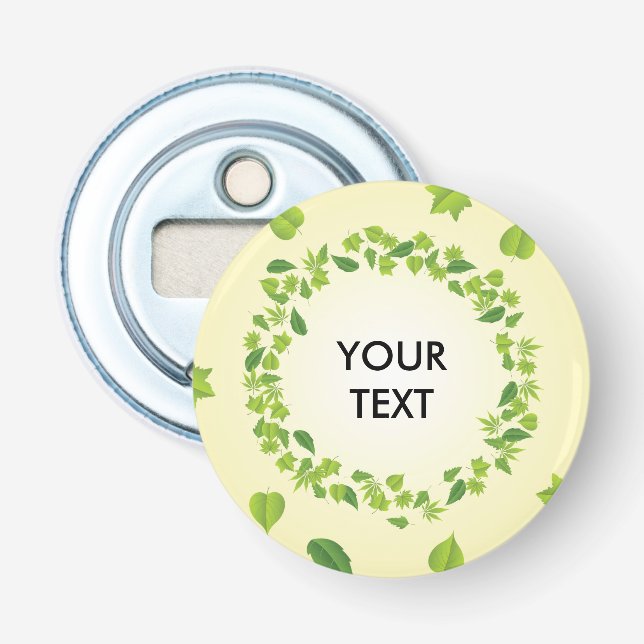 Spring leaves bottle opener (Front)