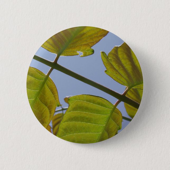Spring Leaves Button (Front)