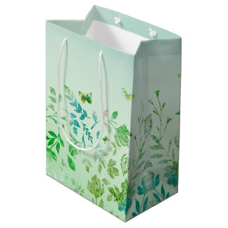 Spring Leaves Medium Gift Bag