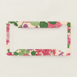 spring license plate frame