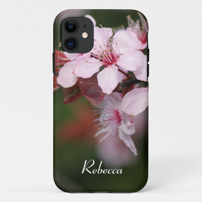 spring light pink plum flowers Case-Mate iPhone case (Back)