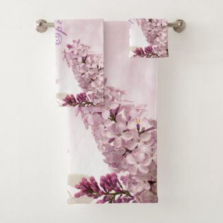 Spring Lilac Blossom Soft Pink Flower Personalized