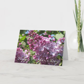 Spring Lilac Mother's Day Card
