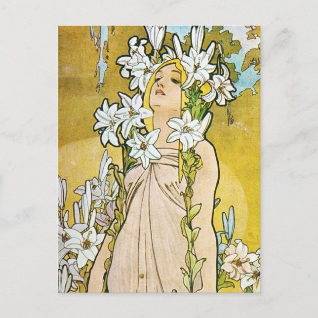 Spring Lily Postcard (Front)
