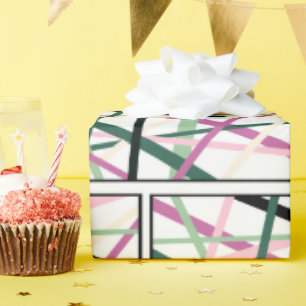 Spring Lines Wrapping Paper