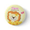 Spring Lion (Yellow) NAME TAG Custom Button
