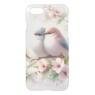 Spring Love Birds Cherry Blossom Floral iPhone SE/8/7 Case