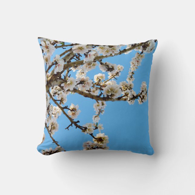 Spring Love Blossoms, Throw Pillow (Front)