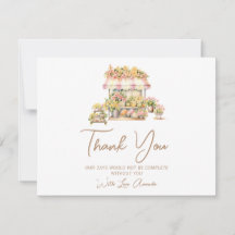 Spring Love In Bloom Bridal Shower Thank You