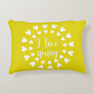 Spring Love, Little Hearts Accent Pillow