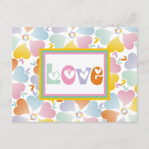 Spring Love Postcard