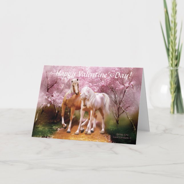 Spring Love Valentine's Day ArtCard Holiday Card (Front)