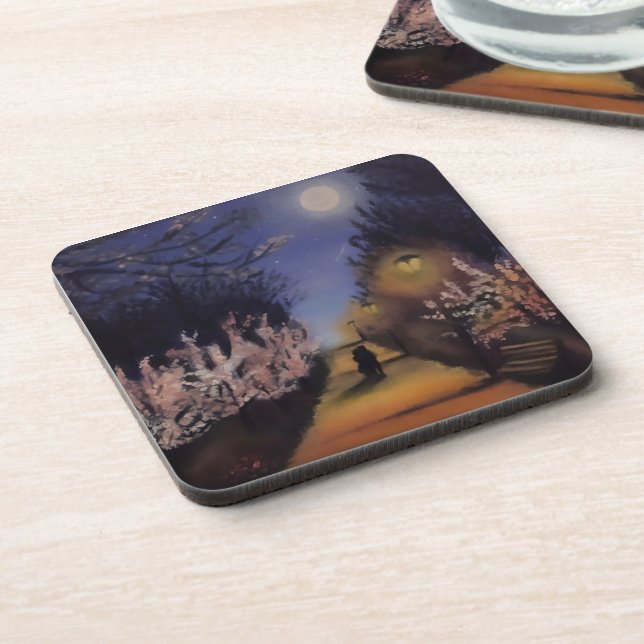 Spring Magic Beverage Coaster (Left Side)