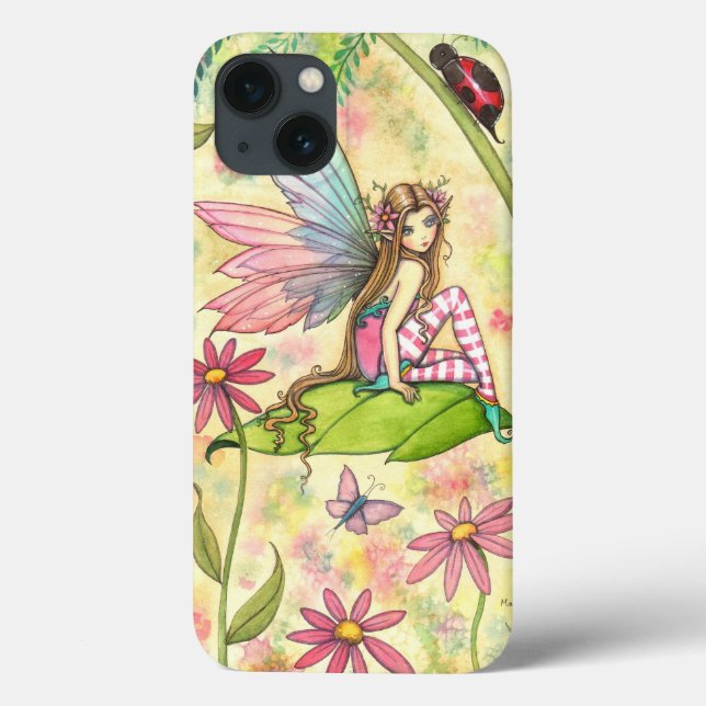 Spring Magic Cute Fairy and Ladybug Case-Mate iPhone Case (Back)