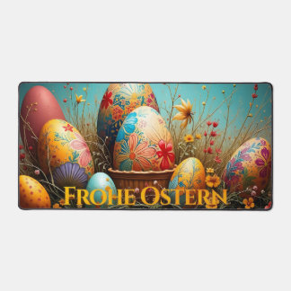 Spring Magic with Easter Eggs Desk Mat