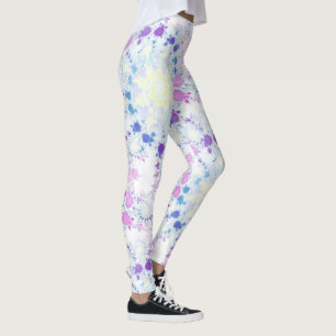 Spring Mandala All-Over-Print Leggings