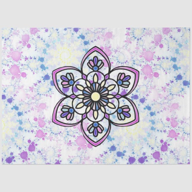 Spring Mandala B Tissue Paper (Front)