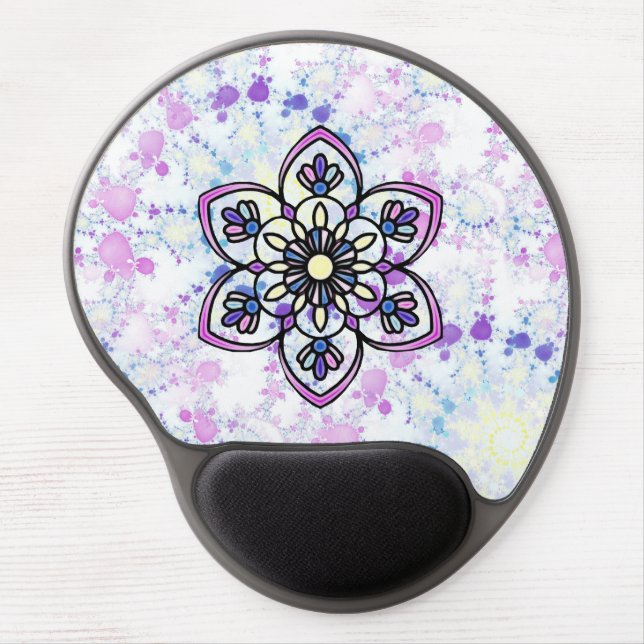Spring Mandala Gel Mousepad (Front)