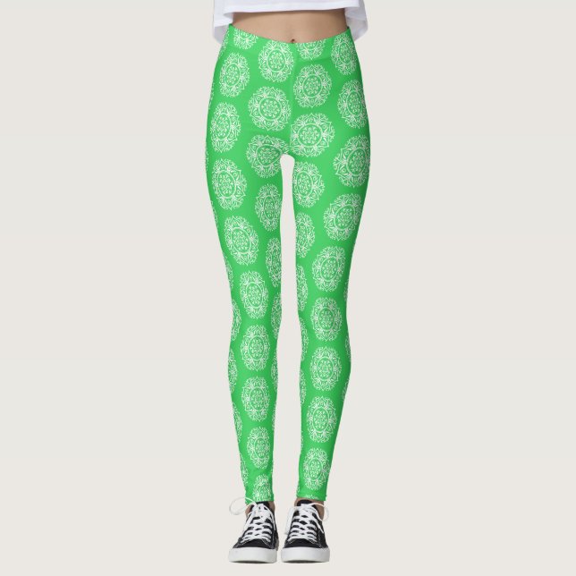 Spring Mandala Leggings (Front)