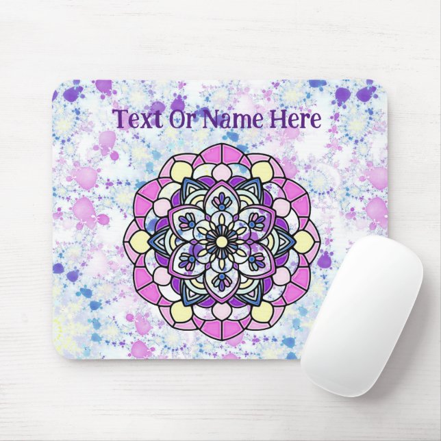 Spring Mandala Mousepad (With Mouse)