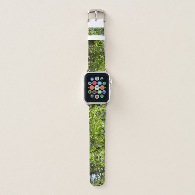 Spring Maple Leaves Nature Apple Watch Band (Front)
