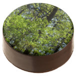 Spring Maple Leaves Nature Chocolate Dipped Oreo