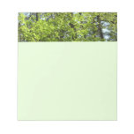 Spring Maple Leaves Nature Notepad