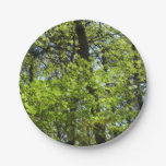 Spring Maple Leaves Nature Paper Plates