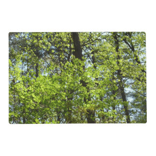 Spring Maple Leaves Nature Placemat