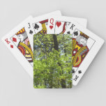 Spring Maple Leaves Nature Poker Cards