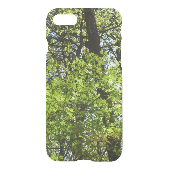 Spring Maple Leaves Nature Uncommon iPhone Case (Back)