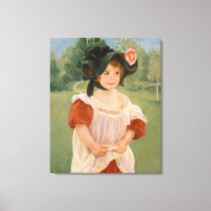Spring: Margot Standing in a Garden 1900 Canvas Print