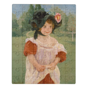Spring: Margot Standing in a Garden   1900 Jigsaw Puzzle