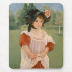Spring: Margot Standing in a Garden 1900 Mouse Pad