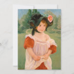 Spring: Margot Standing in a Garden | Mary Cassatt