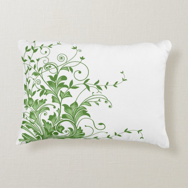 Spring Meadow Decorative Pillow (Back)