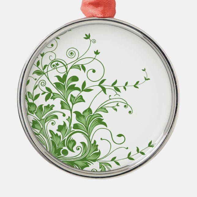 Spring Meadow Metal Ornament (Front)