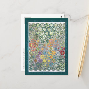 Spring Meadow Quilt Postcard
