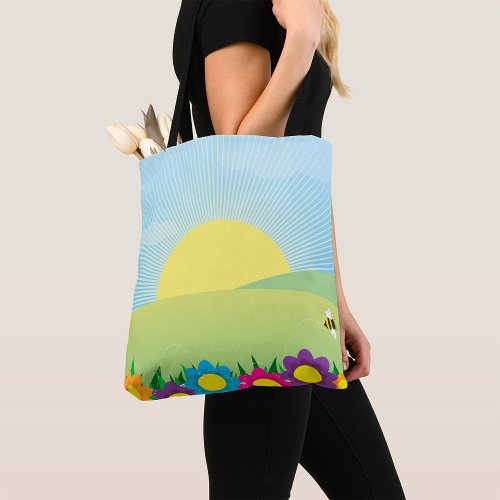 Spring Meadow Tote Bag