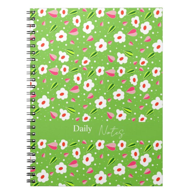 Spring Meadow Whimsy collection Notebook (Front)
