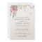 Spring Meadow Wildflower Wedding Invitation