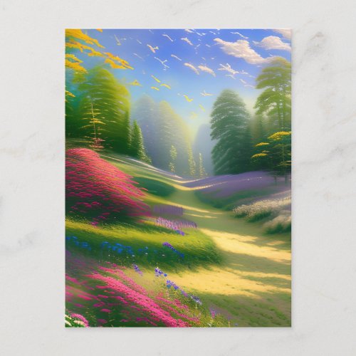 Spring Meadows Postcard