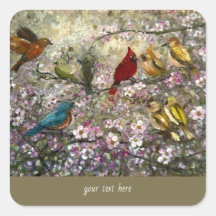 Spring Meet: Colorful Songbirds Bird Lovers Gifts