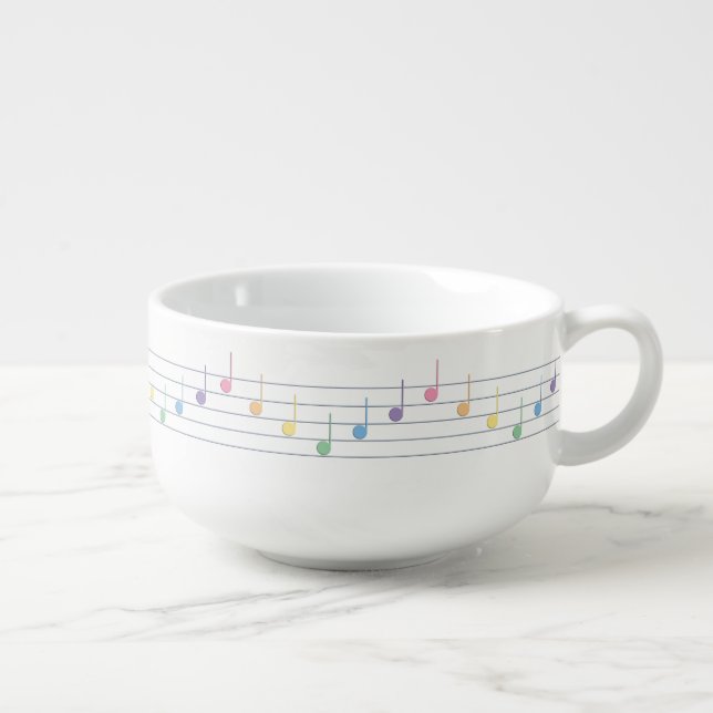 Spring Melody (Linear) Soup Mug (Left)