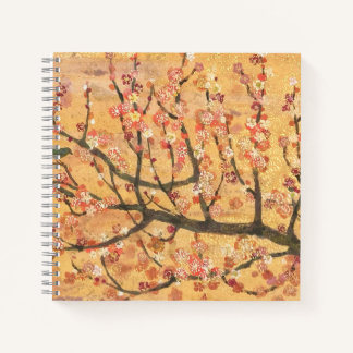 Spring Melody: Plum Blossom & Bush Warbler Notebook