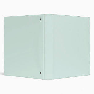 Spring Mint Solid Color 3 Ring Binder
